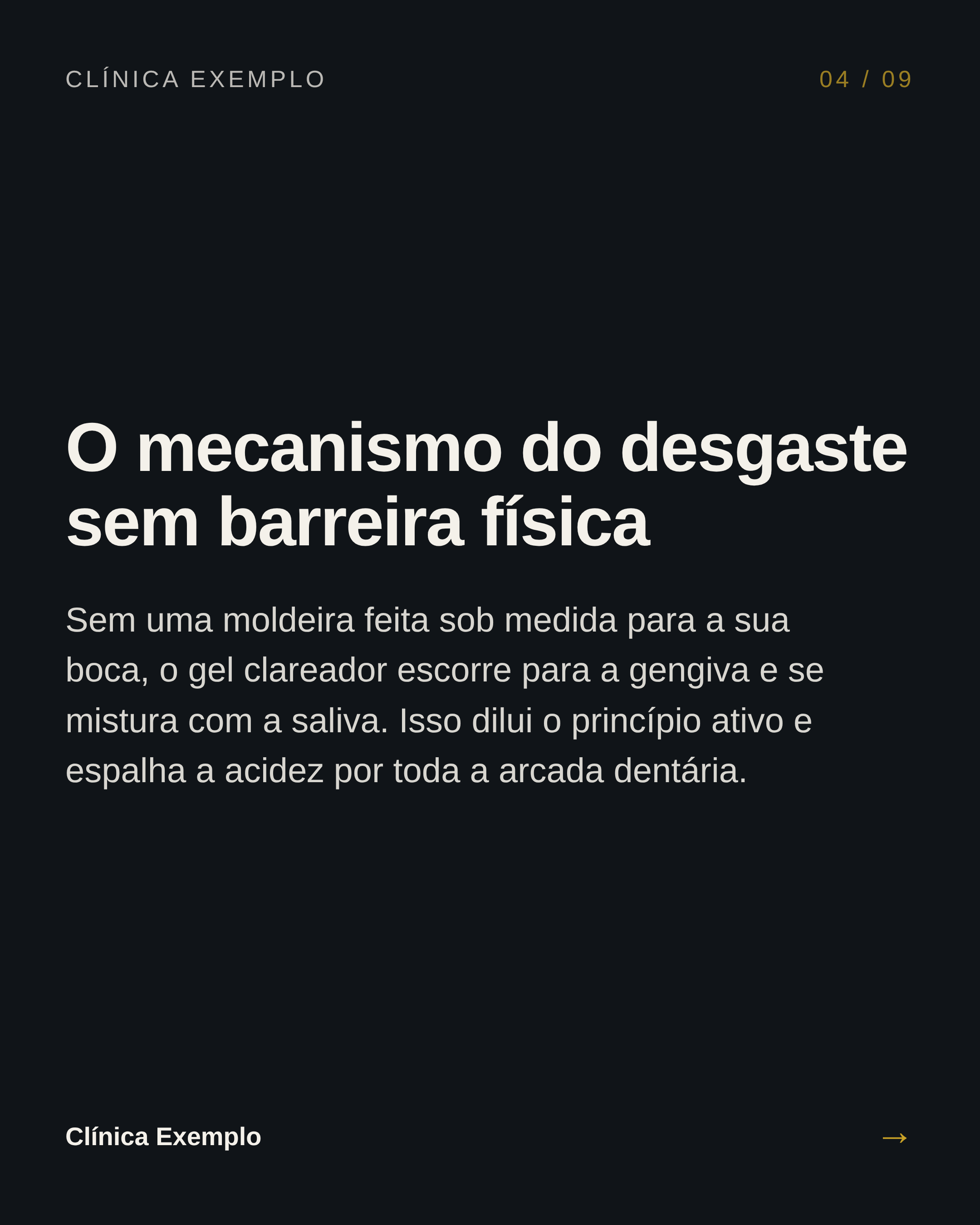 Slide interno gerado pelo PostAI com dado e leitura da marca